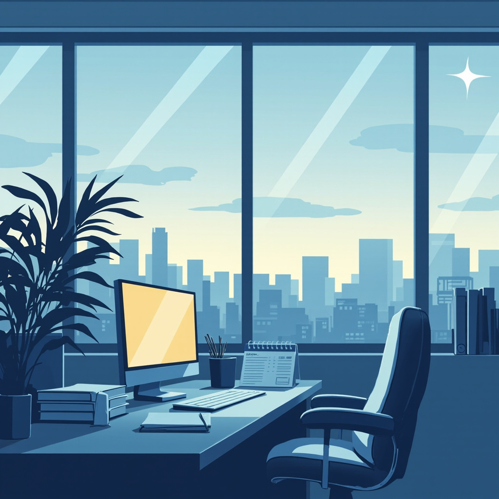 An AI Narrates One Working Day